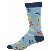 Ahoy Matey Bamboo Crew Socks | Men's