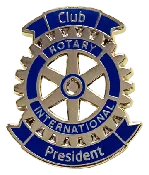 Rotary International - Club President Lapel Pin