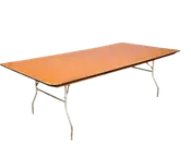 8ft Long King Tables — El Fieston Party Rentals