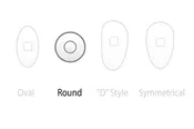 All-Clear Silicone Nose Pads, Round, #2243 – #2247