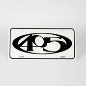 405 Embossed Aluminum Car Plate