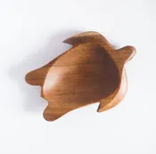 Acacia Wood Turtle Bowl