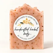 Handcrafted Herbal Fresh Rose Soap