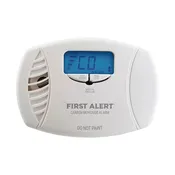 BRK Electronics First Alert CO7P01D Plug-In Carbon Monoxide Alarm with AA Battery Backup and Backlit Digital Display