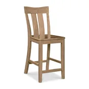 24-Inch Ava Stool in Honey, Ready to Ship