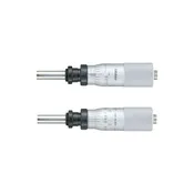 0-0.02″ Mechanical Micrometer Head Graduation 0.000005″  0.02" Flat with Clamp Nut Extra-Fine Feeding Mechanical Micrometer Head (Thimble Diameter: Dia. 21mm, Spindle Diameter: Dia. 8mm, W/Vernier) Mitutoyo-110-116