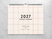2027 Monthly Calendar, Play