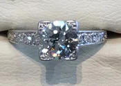 Platinum Estate Ring