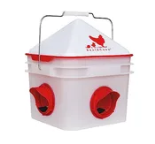 10lb Chick2Chicken BPA-Free 4-Port Chicken Feeder - 2025 Version