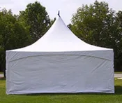 20′ High Peak Solid Side Wall Panel