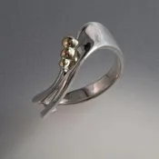 14K Gold and Sterling Ring