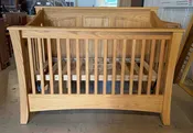Clover Green Panel Crib Red Oak (Floor Model)