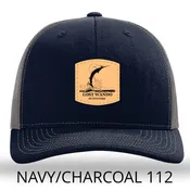 Air Marlin - Leather Patch Hat - Richardson 112 Navy-Charcoal Richardson Snapback Trucker Hat Lost Wando Outfitters