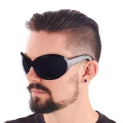 Big Industrial Rock Black Sunglasses