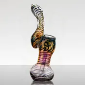 6in Sherlock Bubbler – Blue Coil