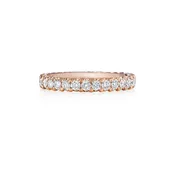 14K ROSE GOLD DIAMOND WEDDING BAND - 0.47CTW
