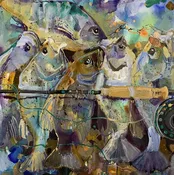 A GOOD DAY'S CATCH by Artist Dirk Walker