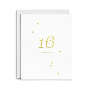 16 Milestone Birthday Greeting Card